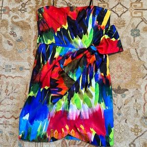 Strapless Milly dress with bow